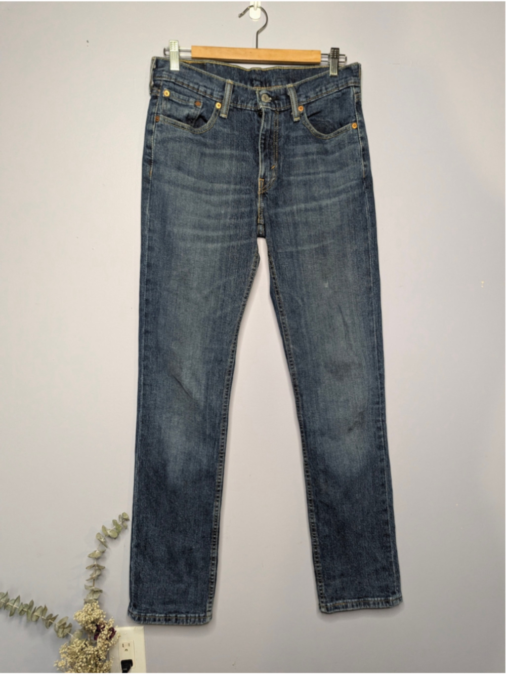 Levi's 514 Straight Fit Men's Jeans Medium Vintage Wash Blue W30 L34